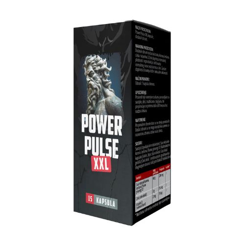 Power Pulse XXL 15 kapsula dodatak prehrani sa ženšenom, cinkom i vitaminom D